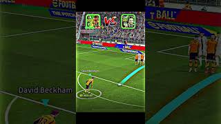 R Carlos Vs Beckham🥶🔥  Free Kick Challenge efootball efootball2025 [upl. by Johanna182]