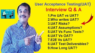 user acceptance testinguat interview questions and answers for freshers and experienced [upl. by Sofie]