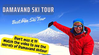 Damavand Skitour The Best Iran Ski Touring 2022 [upl. by Lawry]