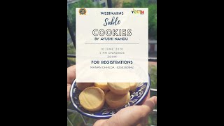 BYFs Webinar  3 Sable Cookies by Ayushi Nandu [upl. by Aliam]