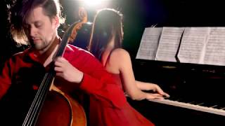 RACHMANINOFF ELEGIE CELLO played by Vasily Bystroff and HsuChen Su [upl. by Balkin]