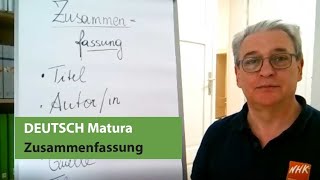 Deutsch Einleitung für eine Zusammenfassung schreiben [upl. by Udenihc]