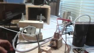 14kJ electrothermal gun ETG shooting a 6mm steel bearing [upl. by Anette]