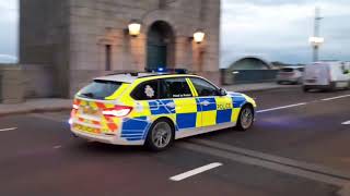 Emergency Responses from Northumbria Police in Newcastle amp Sunderland Oct  Dec 2020 [upl. by Leinad]