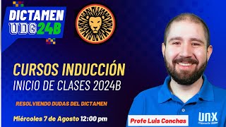 Cursos de inducción UDG 2024B   horarios e inicios de clases [upl. by Mellisent75]