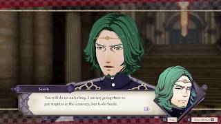 Fire Emblem Three Houses Black Eagles Paralogue An Ocean View Seteth amp Flayn [upl. by Eetsirk945]