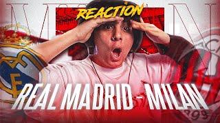 REACTION REAL MADRIDMILAN EMOZIONANTE con Enerix e Homyatol [upl. by Kcirtemed]