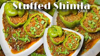 Stuffed shimla Mirch Recipe ZAWA [upl. by Donny]