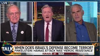 Norman Finkelstein vs Alan Dershowitz On IsraelPalestine War With Piers Morgan  The Full Debate [upl. by Drofla]