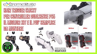 eXtremeRate Hair Trigger DualSense PS5  1599 Euro Meglio dei Trigger Stop  Recensione Montaggio [upl. by Hgieleak]