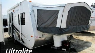 Sold HaylettRVcom  2012 Jay Feather Ultralite X17Z Used Hybrid Travel Trailer by Jayco RV [upl. by Kristyn]