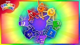 Colourful Celebrations  Kids Learn Colours  Colourblocks [upl. by Enilra]