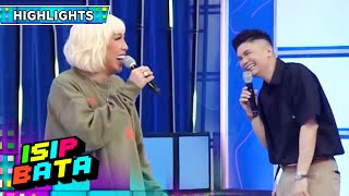 Vice Ganda notices Vhongs laughs at his jokes  Its Showtime Isip Bata [upl. by Ivor]