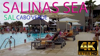 4K Hotel Oasis Atlantico Salinas Sea Sal Wyspy Zielonego Przylądka [upl. by Safoelc]