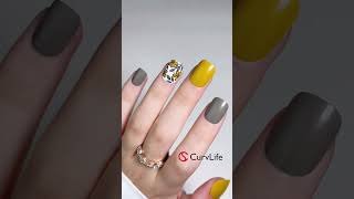 PressOn Nail Perfection Curvlife LongLasting Glue Without UV Light [upl. by Asirralc]