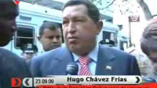 Chávez camina por calles de Nueva York [upl. by Honna]