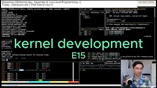 Weekly Kernel Dev Stream 15 x86 Assembly deep dive Implement backtrace 🌿 [upl. by Wardlaw]