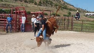 Gary Leffew Bull Riding School Student Bull Riding Compilation Part 22 [upl. by Lorene993]