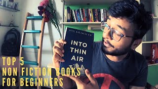 Best NonFiction books to read for beginners  Book Recommendation  Top 5 Non fiction Books [upl. by Devina]