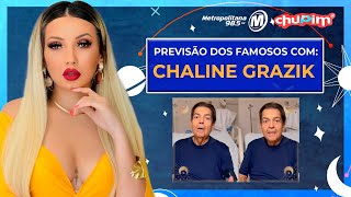 CHALINE GRAZIK FAZ PREVISÃO PARA FAUSTÃO [upl. by Oab]