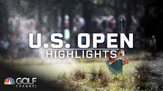 2024 US Open Highlights Round 2s top shots out of trouble  Golf Channel [upl. by Philina321]