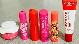 Honest Review Of My LIP BALM COLLECTION  Top 5 lip balm review bestlipbalms [upl. by Ambros]