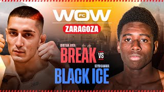 WOW ZARAGOZA  FULL FIGHT  Seydi quotBlack Icequot Camara VS Cristian quotBrekquot Joita [upl. by Merrielle]