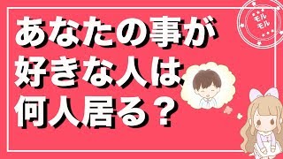 【恋愛心理テスト】あなたの事が好きな人は何人いるか分かるモテ度診断【モルモル雑学】 [upl. by Lehcyar]