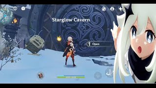 How To Open Starglow Cavern Door At Dragonspine [upl. by Meter]