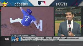 Shohei Ohtani pitching in postseason Dodgers manager Dave Roberts says theres a chance [upl. by Isaacson]