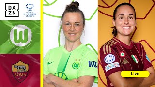 VfL Wolfsburg  AS Roma  UEFA Womens Champions League Spieltag 5 Ganzes Spiel [upl. by Mohun]