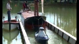 Ship entering a lock with 2 tugs  Port Revel Shiphandling [upl. by Nnayelsel]