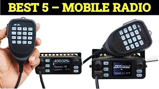 Top 5 Best Mobile Radio of 2024 [upl. by Bullen62]