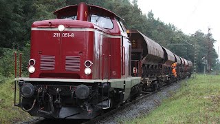 Schotter abziehen im Bahnhof Elm mit 211 051 [upl. by Marquet149]