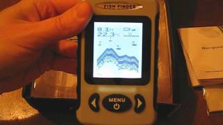 Fishfinder ffw718 wireless  ff200   беспроводной эхолот [upl. by Eamon287]