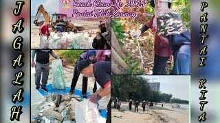 Pembersihan Pantai Beach CleanUp Pantai Teluk Kemang 2024 [upl. by Diana]