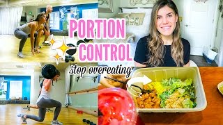 Healthy Eating  Portion Control  How To Stop Overeating [upl. by Albertina]