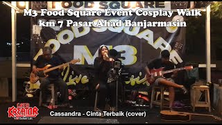 RISA HKB48 quotCassandra  Cinta Terbaikquot cover at M3 Food Square Event Cosplay Walk [upl. by Nohsyar]