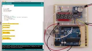 Arduino Projekt Echtzeituhr DS1307 am Arduino [upl. by Knick759]