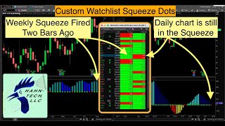 Thinkorswim Watchlist TTM Squeeze [upl. by Ellehcil]