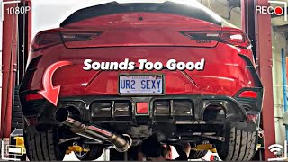 INSTALLING A CUSTOM EXHAUST ON Q60 REDSPORT amp Q50 MUST SEE 🤭 [upl. by Girish]