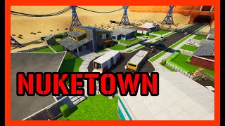 NUKETOWN GUNGAME IN FORTNITE COD MAP IN FORTNITE [upl. by Clio]