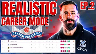 EAFC 25 REALISTIC CAREER MODE  EP2  EAFC 25 LIVE START POINTS  CRYSTAL PALACE CAREER MODE [upl. by Gilmer]