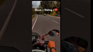 Riding with music is ❤️ love bike speed music alone status dilibadat ytshorts mercydiv [upl. by Meenen502]