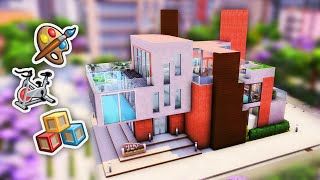 🎨 CENTRO RECREATIVO 🎸 para Ciudad Enamorada  Construcción en Los Sims 4 [upl. by Adel]