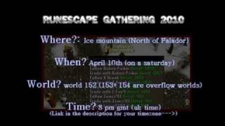 Runescape Gathering 2010 Invitation  PARTY VID OUT NOW  By Bonbloc [upl. by Pomfrey]