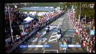 Mondiali di ciclismo Mendrisio 2009 gara elite il finale ultima parte [upl. by Lesly248]