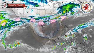 PRONOSTICO METEOROLÓGICO 2024 11 28 Mexico amp Bahia de Banderas [upl. by Holmann]