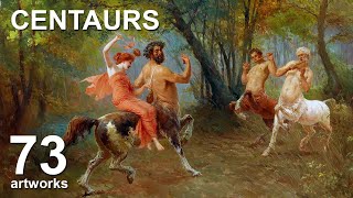 Centaurs Mythological Paintings 73 Artworks Slideshow [upl. by Spalla]