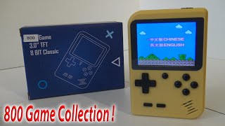 Game Boy Mini 14 Clone with 800 games is it good [upl. by Lefton846]